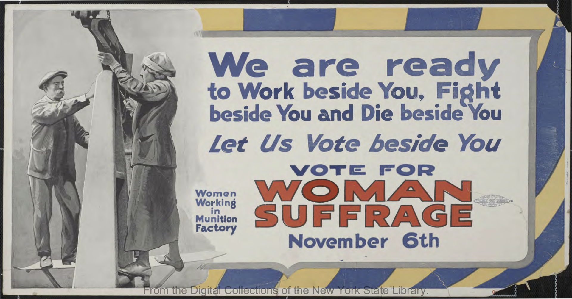women's suffrage poster